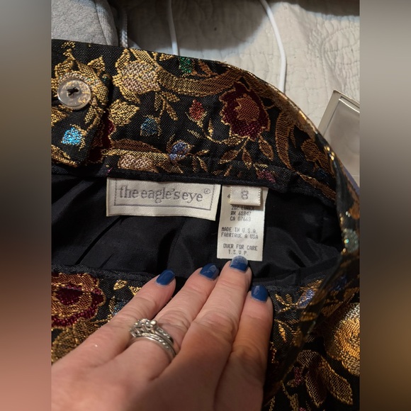The Eagle’s Eye Vintage Lurex Blend Skirt Size 8 (NWT) - Picture 6 of 7